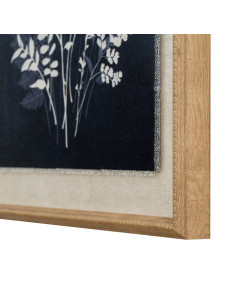 Hill Interiors Flora & Fauna Collection Grove On Linen In Beaded Frame 24205 - Authentic Hill Interiors furniture directly from 2