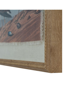 Hill Interiors Flora & Fauna Collection Sandpipers On Linen In Beaded Frame 24189 - Authentic Hill Interiors furniture directly 2