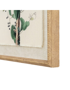Hill Interiors Flora & Fauna Collection Shrikes On Linen In Beaded Frame 24195 - Authentic Hill Interiors furniture directly fr 2