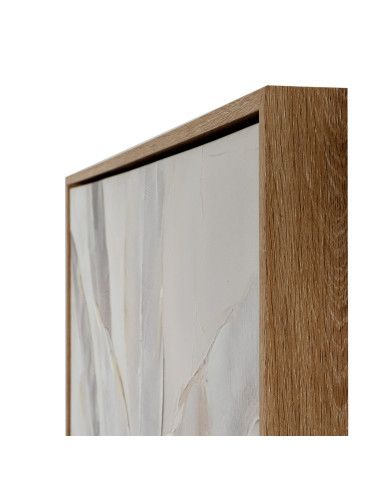 Affordable industrial style furniture Hill Interiors Folira Hand Painted Canvas In Frame 24503 for modern home decor, free ship