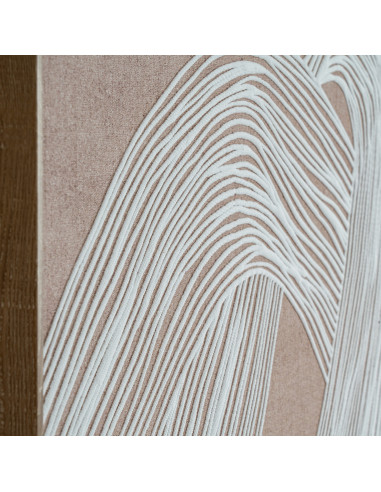 High-quality metal and wood construction of Hill Interiors SKU 24510 Lunora Line Art In Frame, detailed view for UK customers.