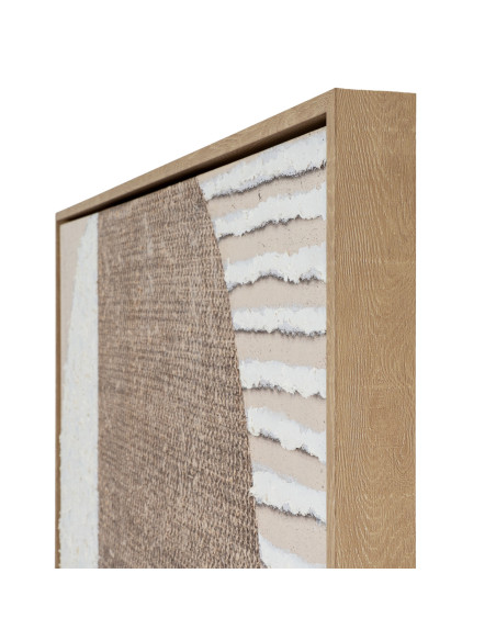 Affordable industrial style furniture Hill Interiors Petra Hand Painted Canvas In Frame 24497 for modern home decor, free shipp