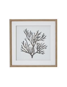 Hill Interiors Reef Coral Art Mounted In Beaded Frame 23803 - Authentic Hill Interiors furniture directly from FastDaddy UK. Ex
