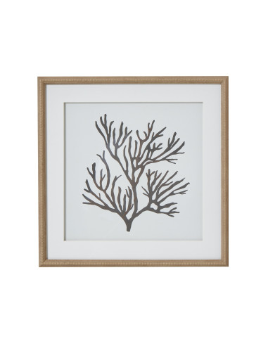 Hill Interiors Reef Coral Art Mounted In Beaded Frame 23803 - Authentic Hill Interiors furniture directly from FastDaddy UK. Ex