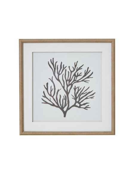 Hill Interiors Reef Coral Art Mounted In Beaded Frame 23803 - Authentic Hill Interiors furniture directly from FastDaddy UK. Ex