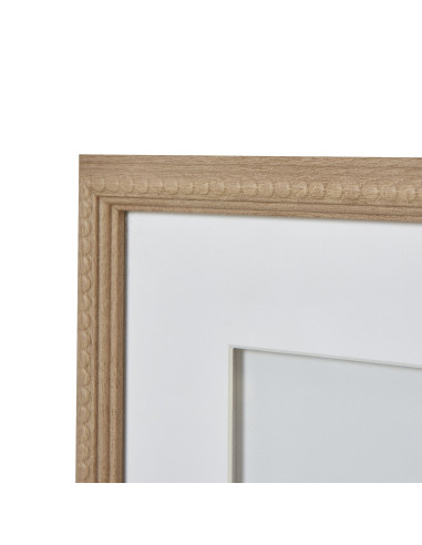 High-quality metal and wood construction of Hill Interiors SKU 23803 Reef Coral Art Mounted In Beaded Frame, detailed view for