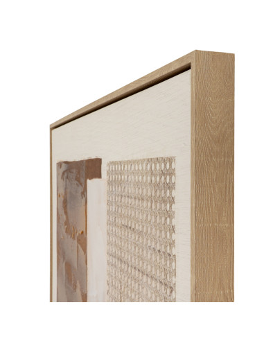 Affordable industrial style furniture Hill Interiors Sedora Hand Painted Canvas In Frame 24502 for modern home decor, free ship