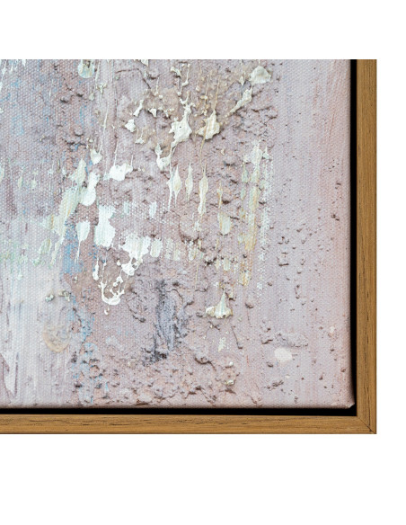 High-quality metal and wood construction of Hill Interiors SKU 23991 Traverse Hand Painted Canvas In Frame, detailed view for U