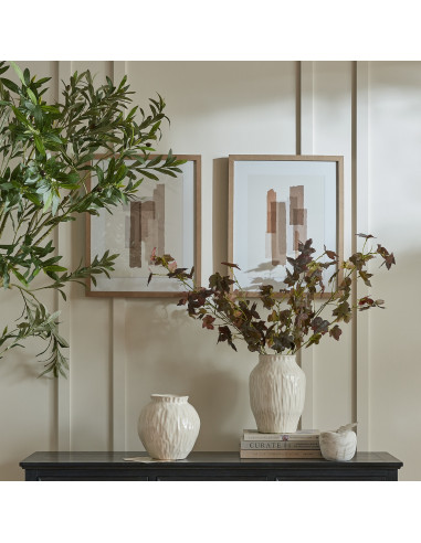 Full dimensions and specifications of Hill Interiors Tydis Art Mounted In Wooden Frame 24507: Height 50.00cm, Width 40.00cm, pe