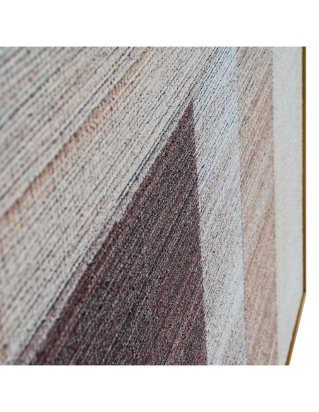 High-quality metal and wood construction of Hill Interiors SKU 24511 Umbora Hand Painted Canvas In Frame, detailed view for UK