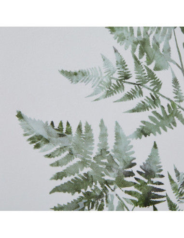 Affordable industrial style furniture Hill Interiors Watercolour Bracken Fern In Washed Wood Frame 23271 for modern home decor,