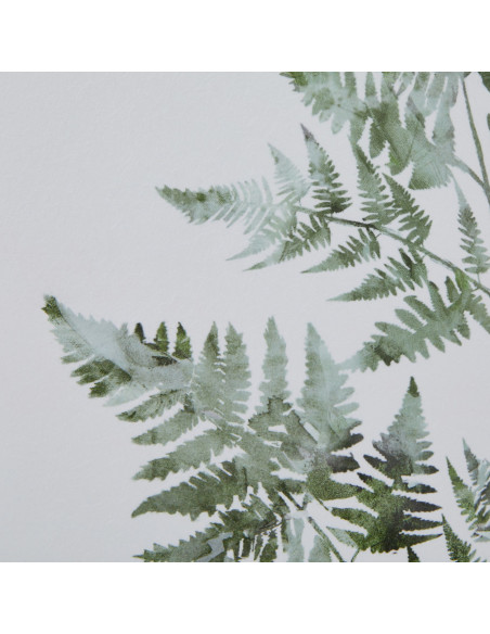 Affordable industrial style furniture Hill Interiors Watercolour Bracken Fern In Washed Wood Frame 23271 for modern home decor,