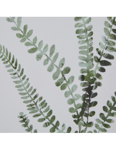 Affordable industrial style furniture Hill Interiors Watercolour Delicate Fern In Washed Wood Frame 23273 for modern home decor