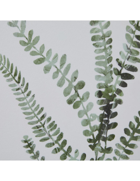 Affordable industrial style furniture Hill Interiors Watercolour Delicate Fern In Washed Wood Frame 23273 for modern home decor