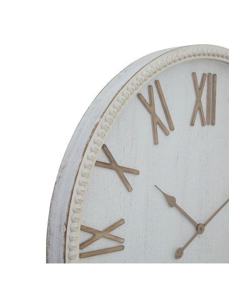 Buy Hill Interiors 23655 Large Rustic White Clock With Beaded Frame online in UK with fast delivery from FastDaddy UK, your fur