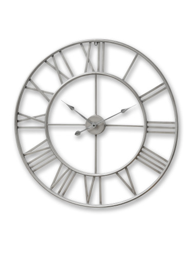 Hill Interiors Large Silver Skeleton Wall Clock 17858 - Authentic Hill Interiors furniture directly from FastDaddy UK. Exclusiv