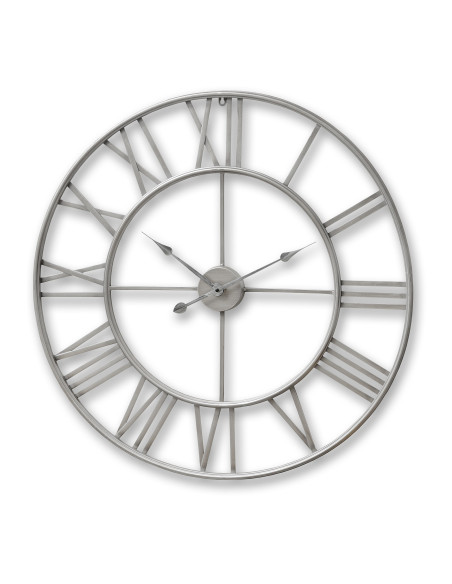 Hill Interiors Large Silver Skeleton Wall Clock 17858 - Authentic Hill Interiors furniture directly from FastDaddy UK. Exclusiv