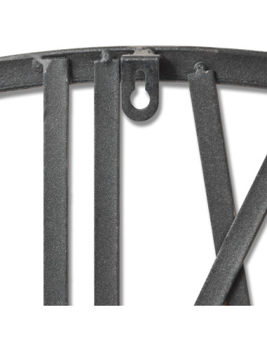 Affordable industrial style furniture Hill Interiors Large Silver Skeleton Wall Clock 17858 for modern home decor, free shippin