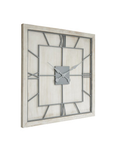 Hill Interiors Williston White Square Large Wall Clock 21652 - Authentic Hill Interiors furniture directly from FastDaddy UK. E