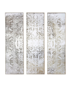 Hill Interiors Antiqued Etched Trio Of Wall Mirrors 21558 - Authentic Hill Interiors furniture directly from FastDaddy UK. Excl