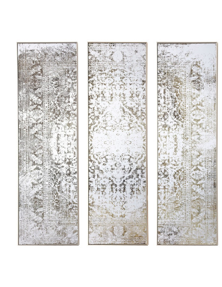 Hill Interiors Antiqued Etched Trio Of Wall Mirrors 21558 - Authentic Hill Interiors furniture directly from FastDaddy UK. Excl