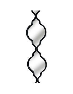 Hill Interiors Black Quarterfoil Decorative Hanging Mirror 24533 - Authentic Hill Interiors furniture directly from FastDaddy U 2