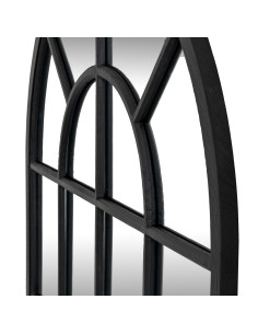 Hill Interiors Black Wood Arched Window Mirror 24288 - Authentic Hill Interiors furniture directly from FastDaddy UK. Exclusive 2