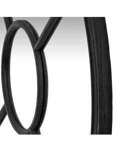 Hill Interiors Black Wood Round Window Mirror 24287 - Authentic Hill Interiors furniture directly from FastDaddy UK. Exclusive 2