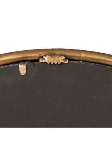 High-quality metal and wood construction of Hill Interiors SKU 24389 Nahla Large Mirror With Dimpled Frame, detailed view for U