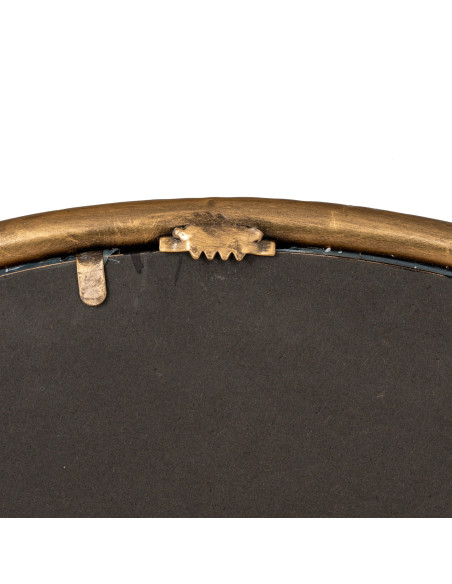 High-quality metal and wood construction of Hill Interiors SKU 24389 Nahla Large Mirror With Dimpled Frame, detailed view for U