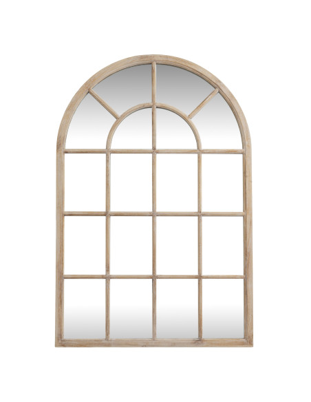 Hill Interiors Washed Wood Arched Window Mirror 24286 - Authentic Hill Interiors furniture directly from FastDaddy UK. Exclusiv