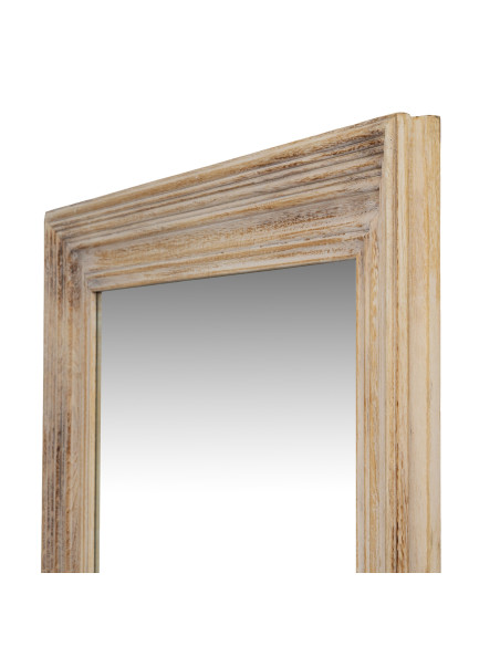 Affordable industrial style furniture Hill Interiors Washed Wood Framed Mirror 24284 for modern home decor, free shipping optio