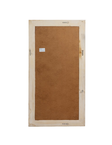 High-quality metal and wood construction of Hill Interiors SKU 24284 Washed Wood Framed Mirror, detailed view for UK customers.