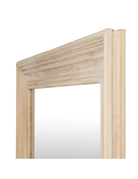 Affordable industrial style furniture Hill Interiors Washed Wood Large Framed Mirror 24282 for modern home decor, free shipping