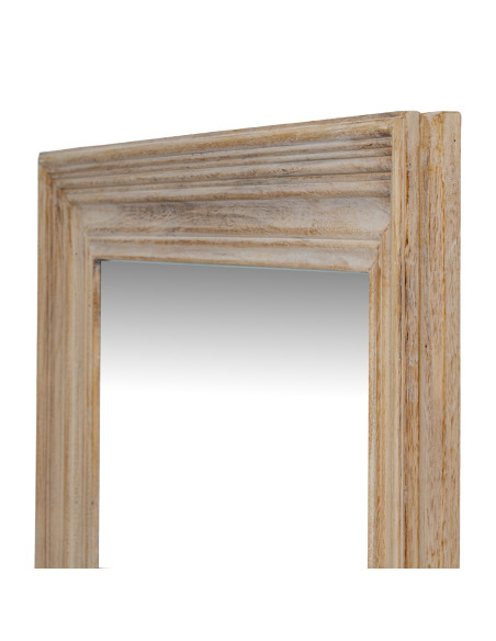 Affordable industrial style furniture Hill Interiors Washed Wood Medium Framed Mirror 24283 for modern home decor, free shippin