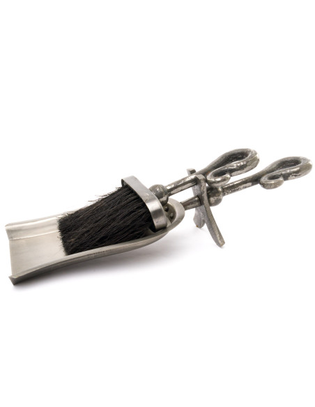 Hill Interiors Antique Pewter Crook Handled Hearth Tidy 22507 - Authentic Hill Interiors furniture directly from FastDaddy UK.