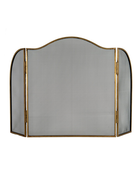 Hill Interiors Antiqued Brass Large  Fire Screen 24540 - Authentic Hill Interiors furniture directly from FastDaddy UK. Exclusi