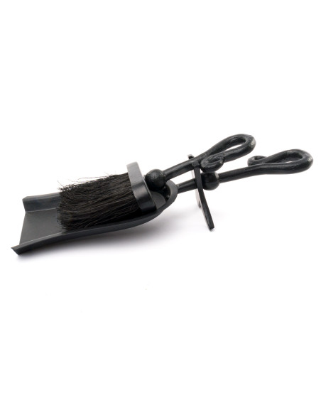 Hill Interiors Black Crook Handled Hearth Tidy 22506 - Authentic Hill Interiors furniture directly from FastDaddy UK. Exclusive