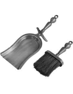 Hill Interiors Hearth Tidy Set in Antique Pewter Effect Finish 11417 - Authentic Hill Interiors furniture directly from FastDad 2