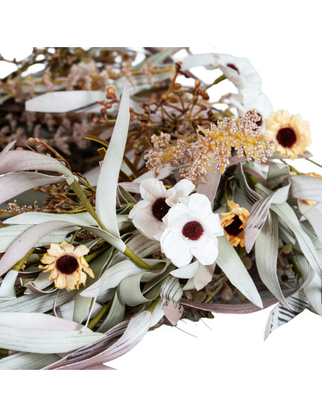 High-quality metal and wood construction of Hill Interiors SKU 23074 Amelie Wreath, detailed view for UK customers.