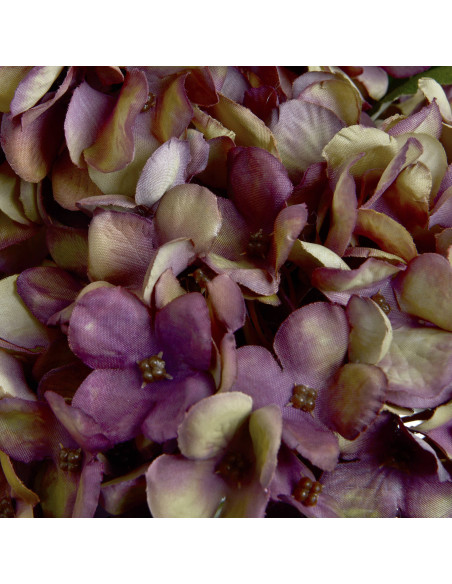 Full dimensions and specifications of Hill Interiors Autumn Burgundy Hydrangea 19066: Height 42.00cm, Width 18.00cm, perfect fo