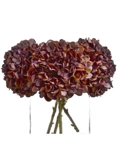 Affordable industrial style furniture Hill Interiors Autumn Coffee Hydrangea 19035 for modern home decor, free shipping options