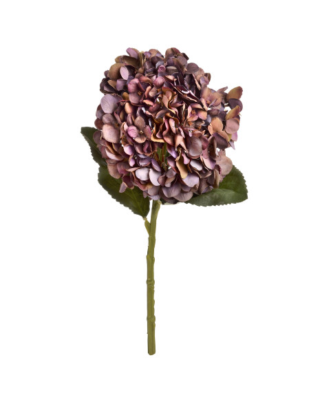 Full dimensions and specifications of Hill Interiors Autumn Coffee Hydrangea 19035: Height 42.00cm, Width 18.00cm, perfect for