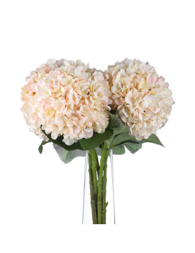 High-quality metal and wood construction of Hill Interiors SKU 19068 Autumn White Hydrangea, detailed view for UK customers.