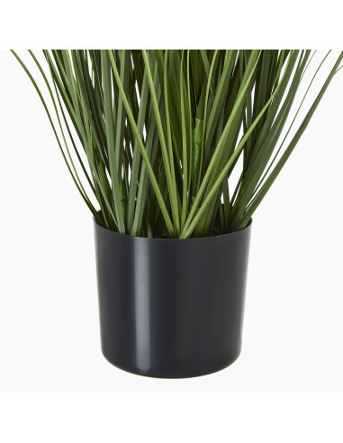 High-quality metal and wood construction of Hill Interiors SKU 23718 Blue Agapanthus Plant In Pot, detailed view for UK custome
