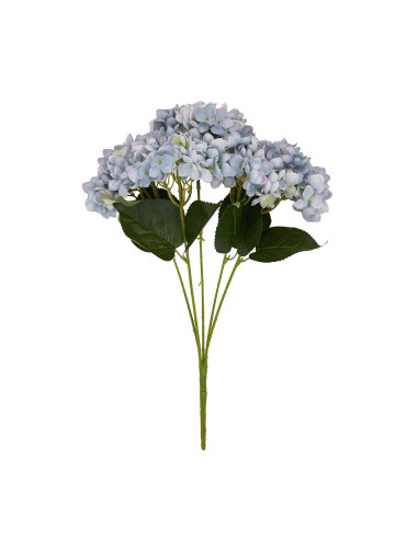 High-quality metal and wood construction of Hill Interiors SKU 22622 Blue Hydrangea Bunch, detailed view for UK customers.