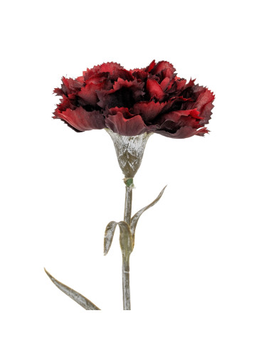 Affordable industrial style furniture Hill Interiors Burgundy Carnation Stem 24432 for modern home decor, free shipping options