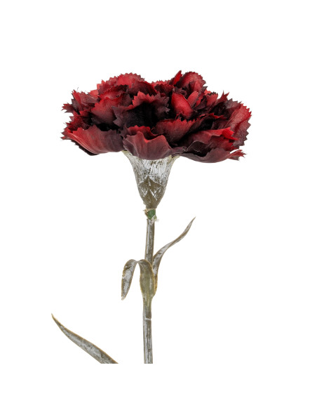 Affordable industrial style furniture Hill Interiors Burgundy Carnation Stem 24432 for modern home decor, free shipping options