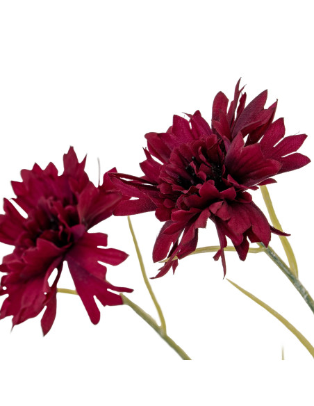 Affordable industrial style furniture Hill Interiors Burgundy Cornflower Stem 24555 for modern home decor, free shipping option