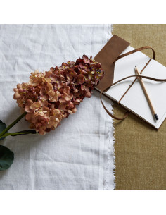 High-quality metal and wood construction of Hill Interiors SKU 22623 Burgundy Spear Hydrangea, detailed view for UK customers. 2